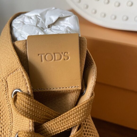 Tod's Men's High Top Knit Cassetta 79B Sneakers Shoes, XXM79B0CP20NH9S405, sizes - Picture 9 of 13